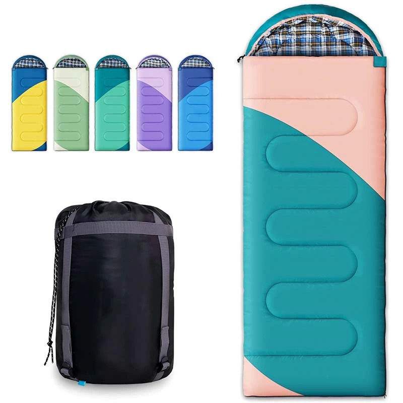 Stock up Emergency Cantonment Mummy Style Wholesale Sleeping Bags with Stuff Sack Outdoor Nylon Fabric Hiking Thermal China Sleep Bag